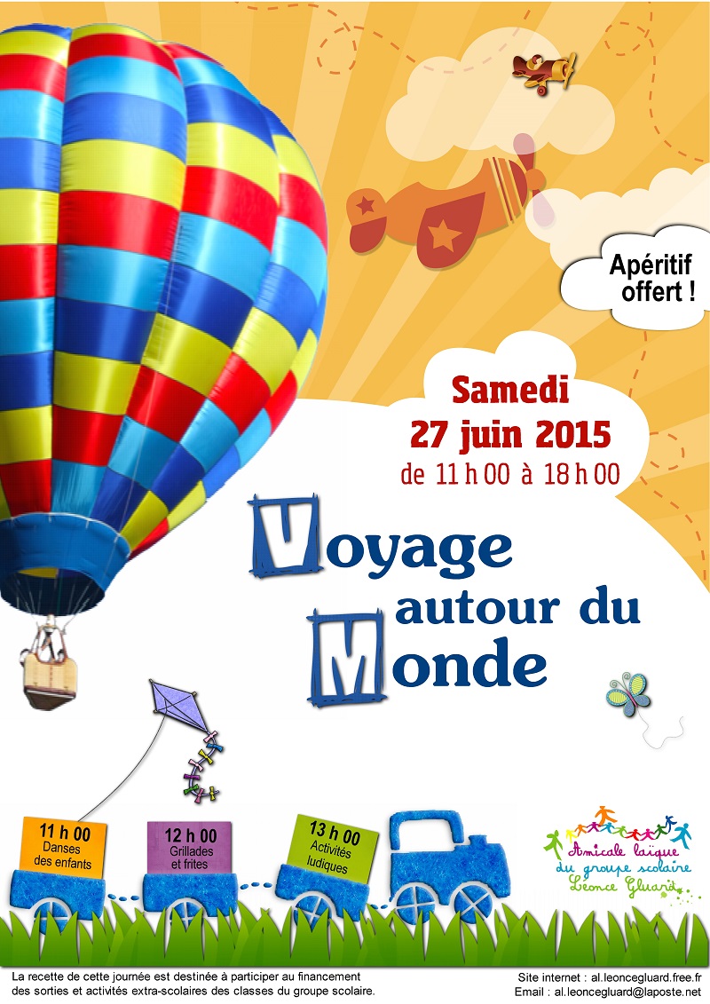 affiche kermesse 2015 Léonce Gluard